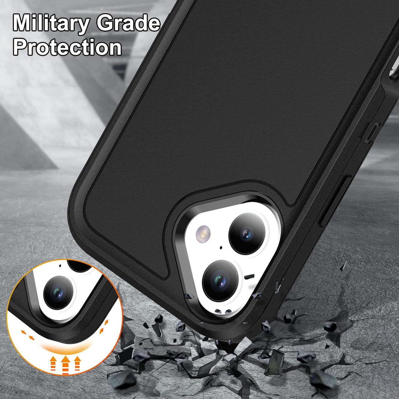 Coque Defender antichoc pour iPhone 16 Plus Coque Defender antichoc pour iPhone 16 Plus